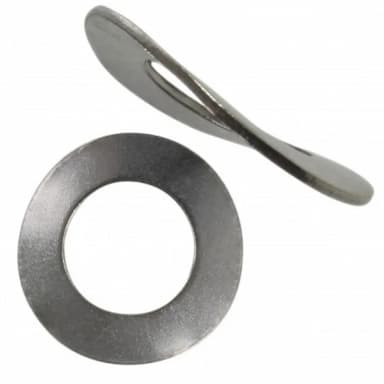 Шайба М6, DIN 137 B пружинная волнистая, оцинкованная