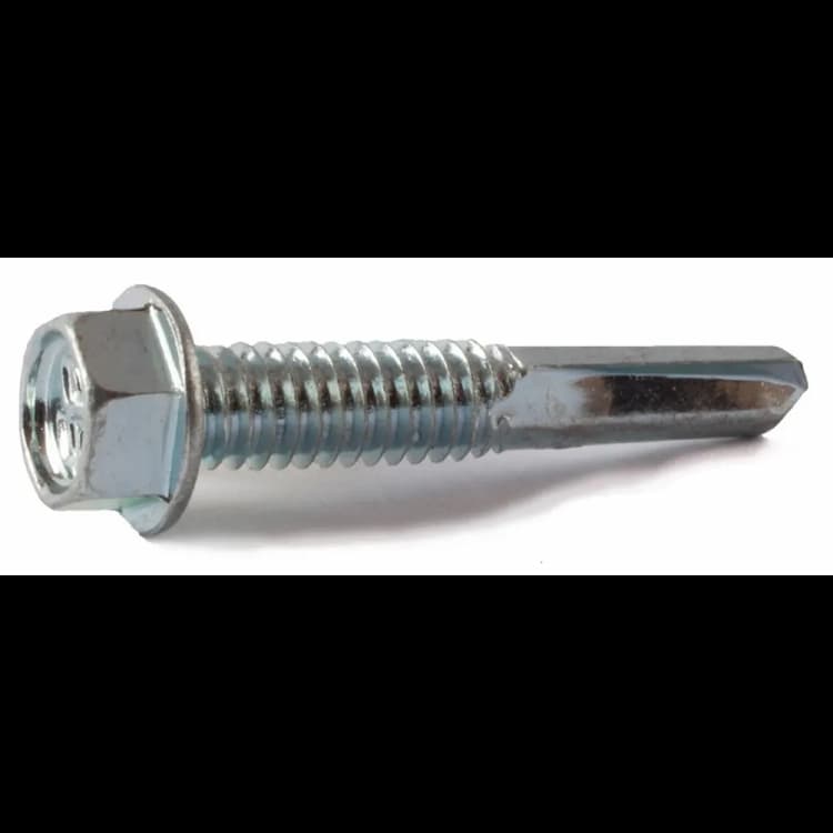 Саморез d5.5х51, DIN 7504 K с шестигранной головкой с увеличенным сверлом до 12 мм, оцинкованный