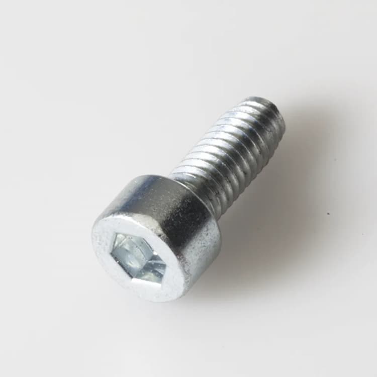 Винт М5х16, DIN 7500 E резьбонакатной с цилиндрической головкой и внутренним шестигранником, оцинкованный