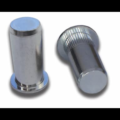 Заклёпка гаечная М8х21.5 (0.5–3.0), цилиндрическая с цилиндрическим бортиком, закрытая, оцинкованная