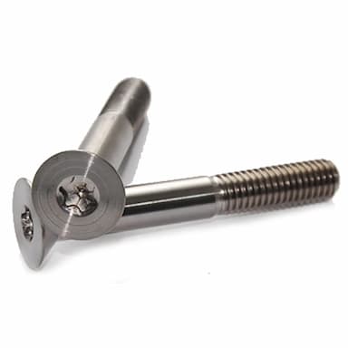 Винт 08.8 М5х12, DIN 965 / ISO 14581 с потайной головкой TORX и внутренним приводом, оцинкованный