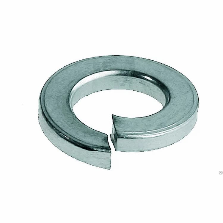 Шайба М45, DIN 127 A пружинная гровер с острыми кромками, оцинкованная