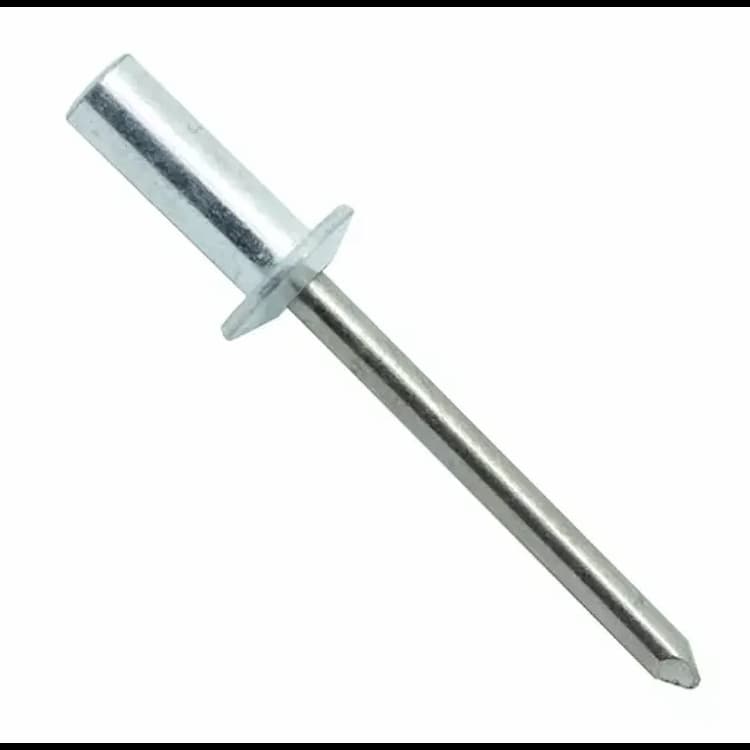 Заклёпка вытяжная d4.8х14, DIN 7337 A закрытая глухая, Алюминий / Нержавеющая сталь А2 (AL/А2)