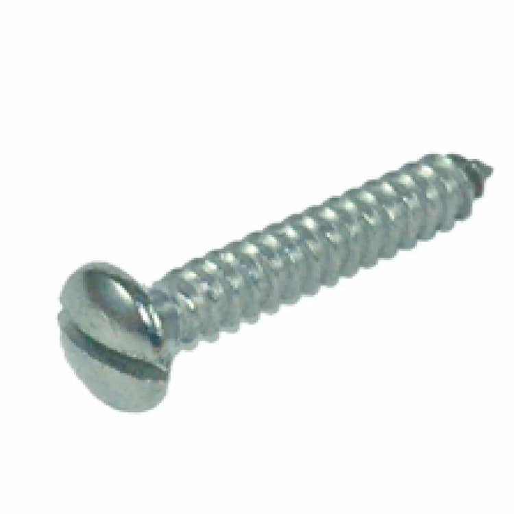 Саморез d3.9х19, DIN 7973 C / ISO 1483 с полупотайной головкой с прямым шлицем, оцинкованный