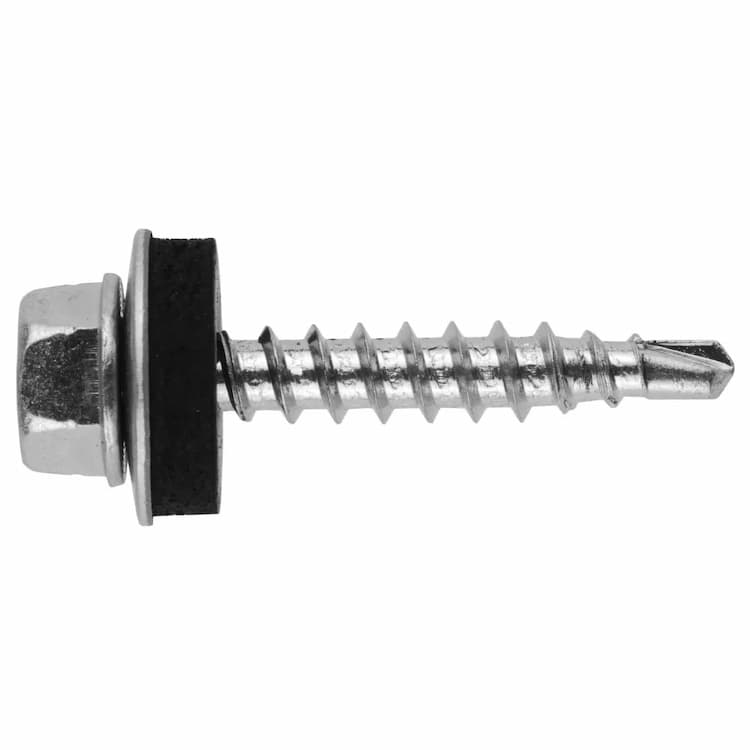 Саморез d4.8х29, кровельный по дереву шайба EPDM SW8, оцинкованный