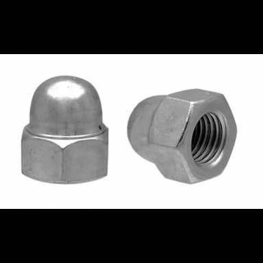 Гайка М12х1.5, DIN 1587 колпачковая высокая шестигранная