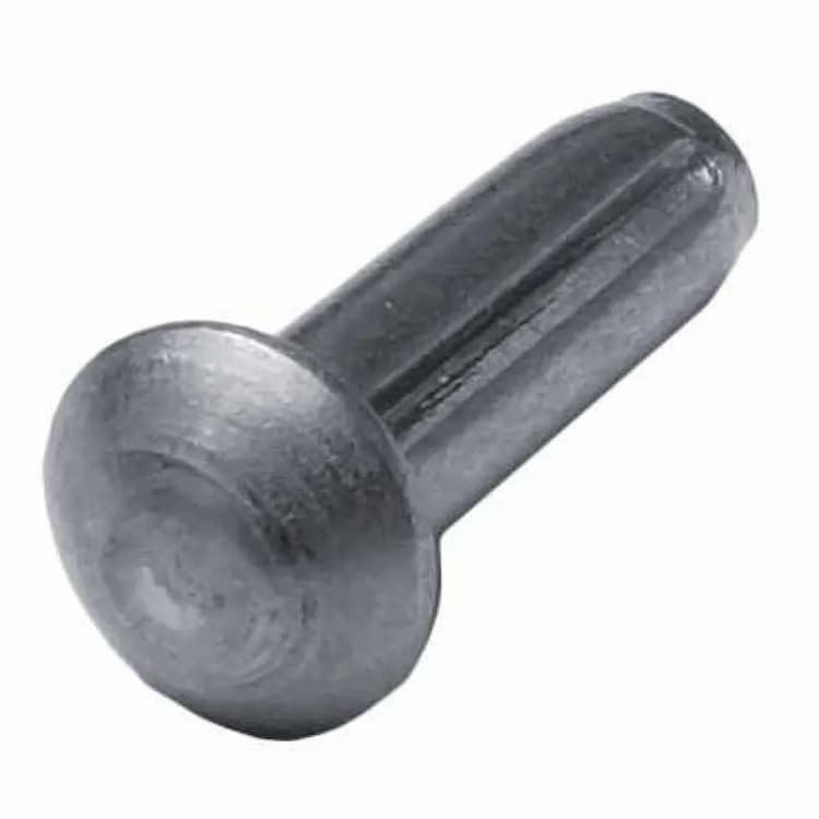 Штифт d4х6, DIN 1476 / ISO 8746, с полукруглой головкой и насечками по всей длине, сталь