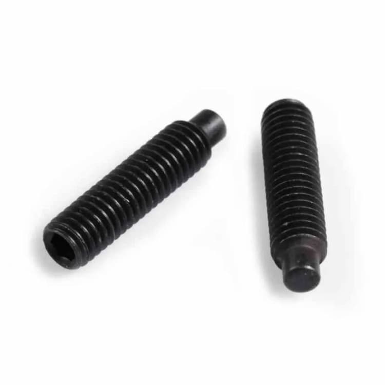 Винт 45H М4х8, DIN 915 / ISO 4028 установочный с внутренним шестигранником и цилиндрическим концом (12.9)