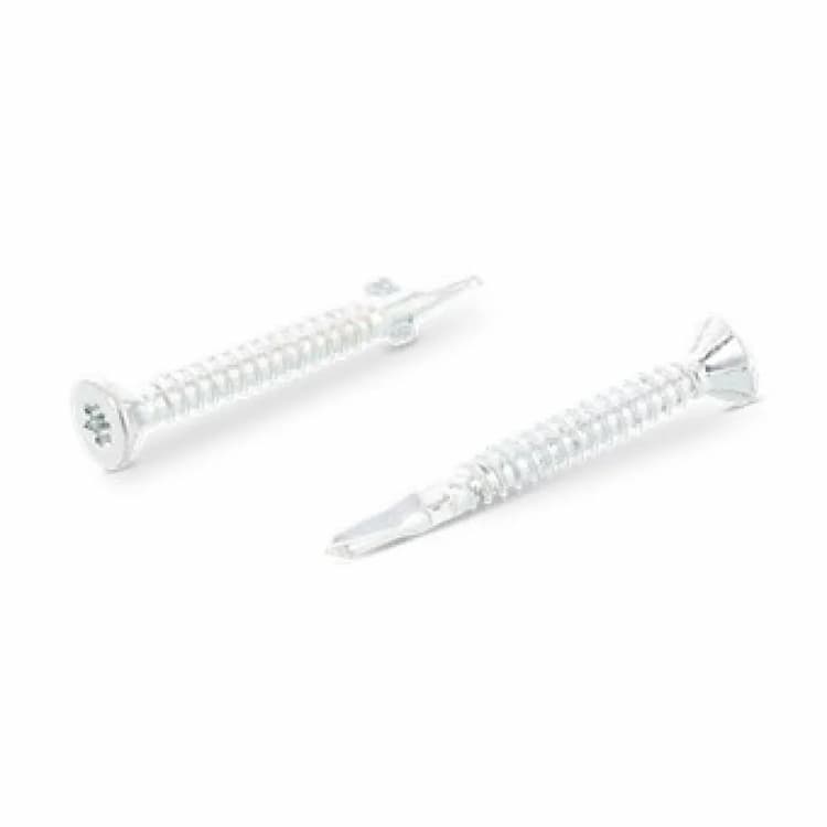 Саморез d4.2х25, DIN 7504 P с потайной головкой TORX20 со сверлом до 3 мм тип FLUGEL /crv, биметалл