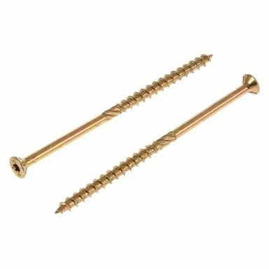 Саморез d3.5х40, конструкционный с потайной головкой TORX15, оцинкованное желтое