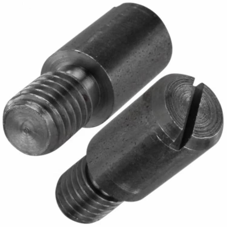 Винт 14H М5х5, DIN 927 с цилиндрической цапфой и прямым шлицем (6.8)