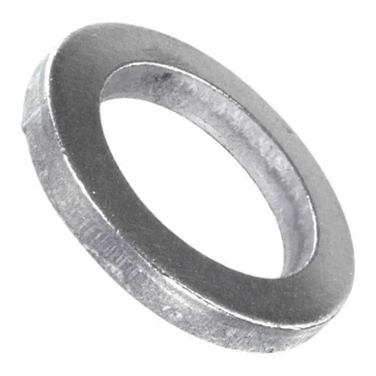 Шайба М7, DIN 1441 плоская усиленная под палец, оцинкованная