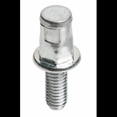 Заклёпка гаечная М8х15, шестигранная с цилиндрическим бортиком и наружной резьбой, оцинкованная