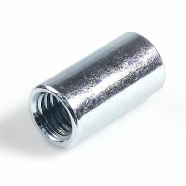 Гайка М6х30х10, ART 88088 круглая соединительная для шпильки, оцинкованная