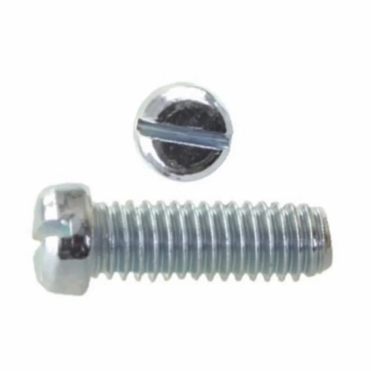 Винт 4.8 М3х12, DIN 920 с уменьшенной цилиндрической головкой и прямым шлицем, оцинкованный