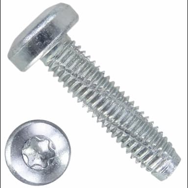 Винт М6х30, DIN 7516 AE резьбонарезающий с полукруглой головкой TORX30, оцинкованный