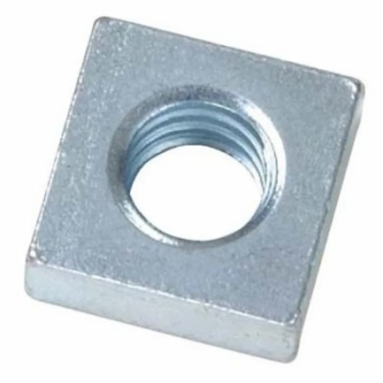 Гайка М5, DIN 562 квадратная низкая, оцинкованная