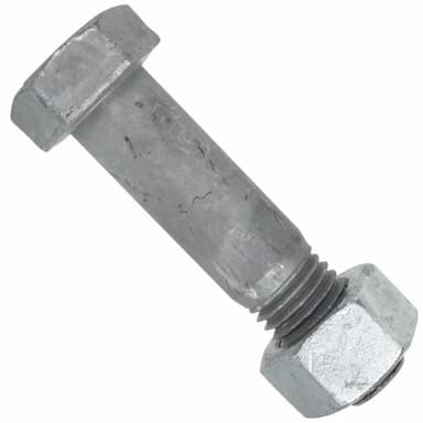 Болт 5.6 М12х40, DIN 7968 призонный с шестигранной головкой и гайкой, горячее цинкование