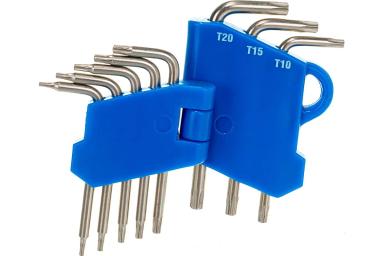 Набор ключей T5–T20 TORX имбусовых, 8 предметов, ЗУБР ЭКСПЕРТ 27477-H8