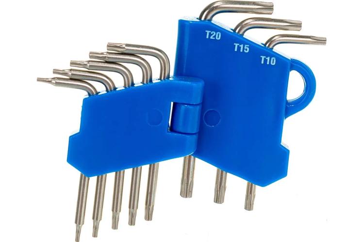 Набор ключей T5–T20 TORX имбусовых, 8 предметов, ЗУБР ЭКСПЕРТ 27477-H8