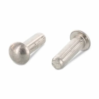 Штифт d1.6х4, DIN 1476 / ISO 8746, с полукруглой головкой и насечками по всей длине, нержавеющая сталь А2