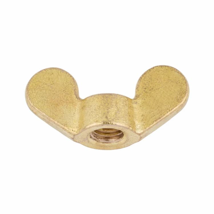 Гайка М12, DIN 315 барашковая немецкий тип, латунь