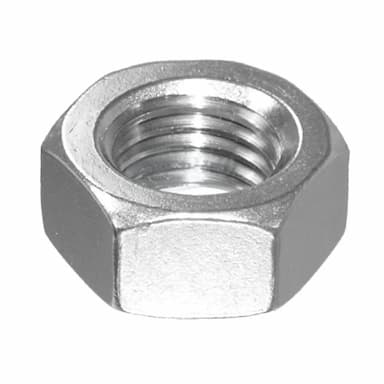 Гайка М6, DIN 934 шестигранная, алюминий