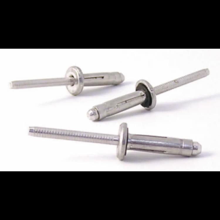 Заклёпка вытяжная d5.2х22, DIN 7337 A лепестковая распорная, Алюминий (AL/AL)