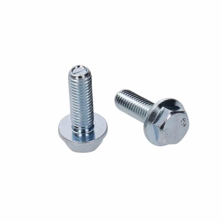 Болт 8.8 М5х25, DIN 6921 / ISO 4162 с шестигранной головкой с фланцем, оцинкованный