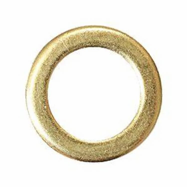 Шайба М12 d13, DIN 433 плоская узкая, латунь