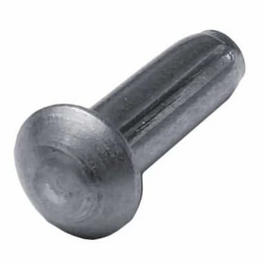 Штифт d1.4х4, DIN 1476 / ISO 8746, с полукруглой головкой и насечками по всей длине, сталь