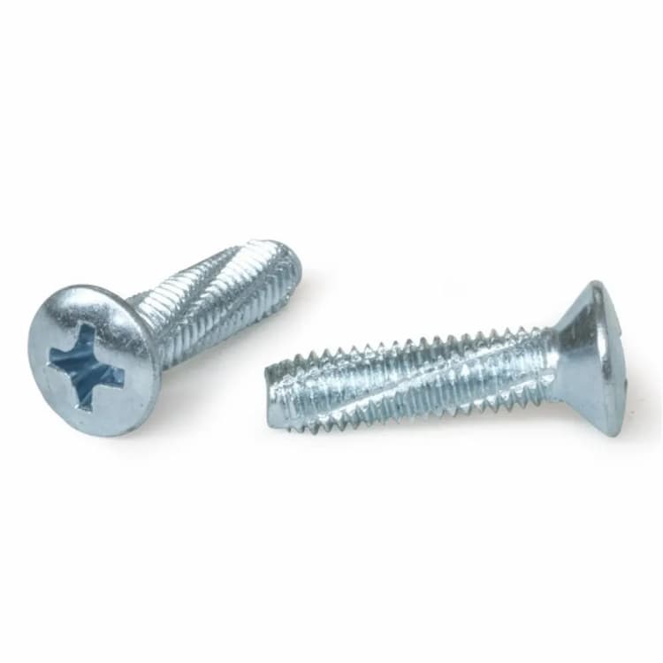 Винт М6х60, DIN 7516 E резьбонарезающий с полупотайной головкой PH, оцинкованный