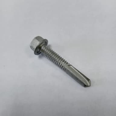 Саморез d5.5х32, с увеличенным сверлом по стали до 12 мм (без шайбы) -ламельное покрытие, цинковые хлопья