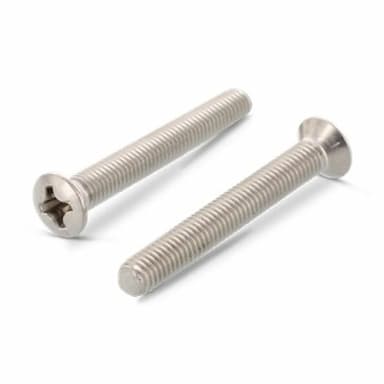 Винт М2.5х6, DIN 966 / ISO 7047 с полупотайной головкой PH, нержавеющая сталь А2