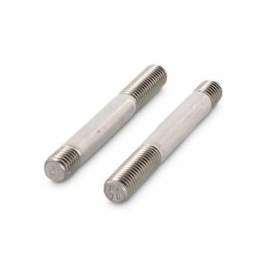 Шпилька 1.25d М22х70, DIN 939 резьбовая с ввинчиваемым концом, нержавеющая сталь А2