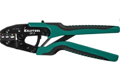 Пресс-клещи 0,5–6 мм² для изолированных наконечников, KRAFTOOL CP-3 45461-3