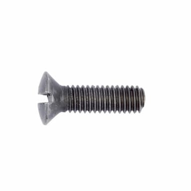 Винт 4.8 М2.5х8, DIN 964 / ISO 2010 с полупотайной головкой и прямым шлицем