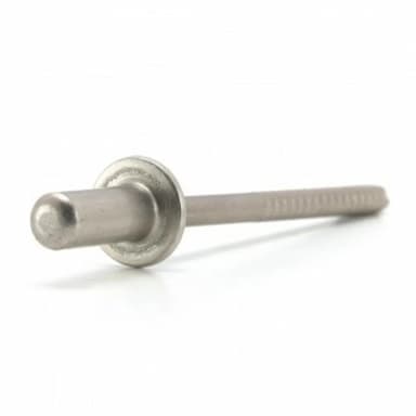 Заклёпка вытяжная d4х8, DIN 7337 A / ISO 16585 закрытая глухая, нержавеющая сталь А2 (А2/А2)