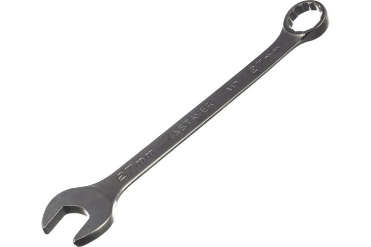 Ключ 27 мм комбинированный, STAYER MASTER 27085-27
