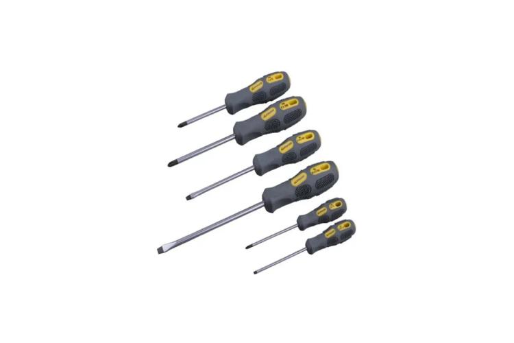 Набор отвёрток 6 предметов, STAYER MAX-GRIP 25843-H6 G