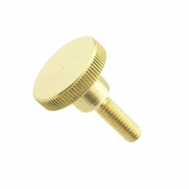 Винт М3х16, DIN 464 с накатанной головкой, латунь
