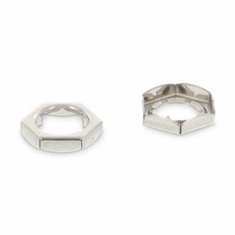 Гайка М4, DIN 7967 стопорная пружинная, нержавеющая сталь А2