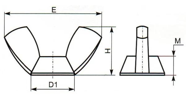 DIN 315 — чертёж