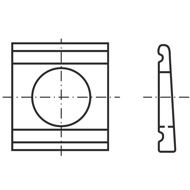 DIN 434 — чертёж
