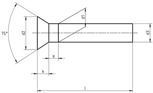 DIN 661 — чертёж