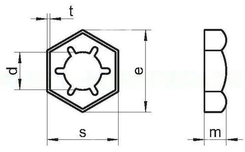 DIN 7967 — чертёж