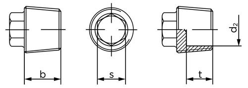DIN 909 — чертёж