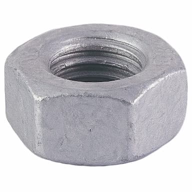 Гайка 8 М6, DIN 934 / ISO 4032 шестигранная, цинковые хлопья