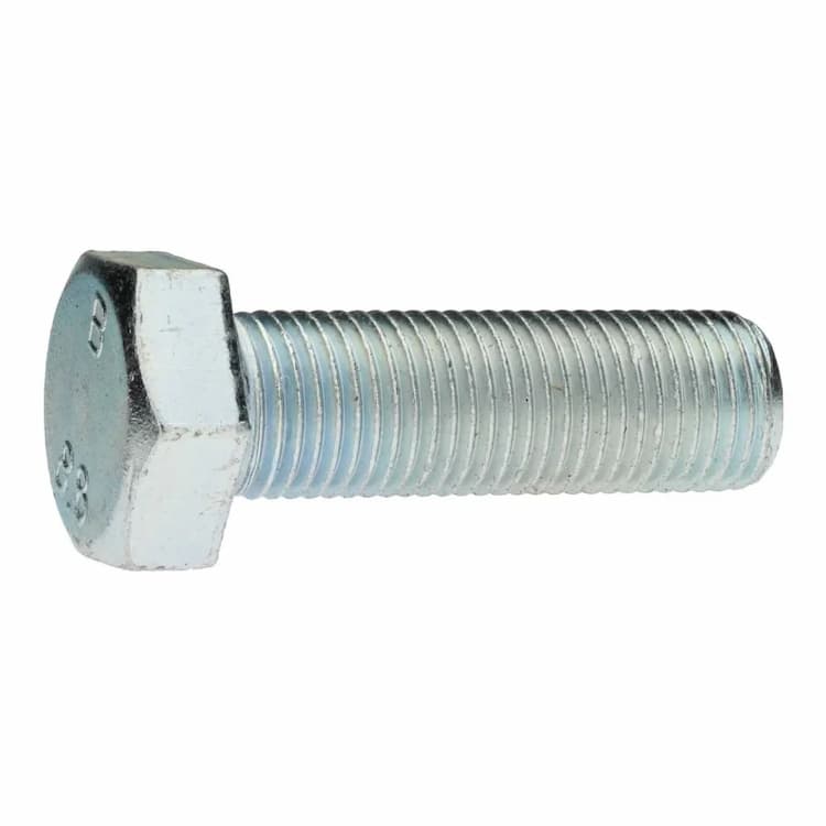 Болт 8.8 М12х1.5х40, DIN 961 / ISO 8676 с шестигранной головкой и мелкой полной резьбой, оцинкованный