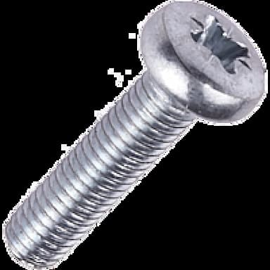 Винт М4х40, DIN 7985 / ISO 7045 с полукруглой головкой PZ, оцинкованный